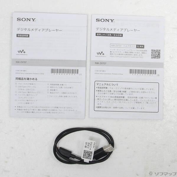 〔中古〕SONY(ソニー) WALKMAN ZX707 メモリ64GB+microSD ブラック NW-ZX707〔198-ud〕 |  | 04