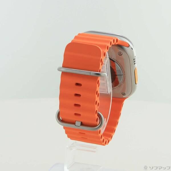 〔中古〕Apple(アップル) Apple Watch Ultra 2 GPS + Cellular 49mm チタニウムケース オレンジオーシャンバンド〔295-ud〕 |  | 02
