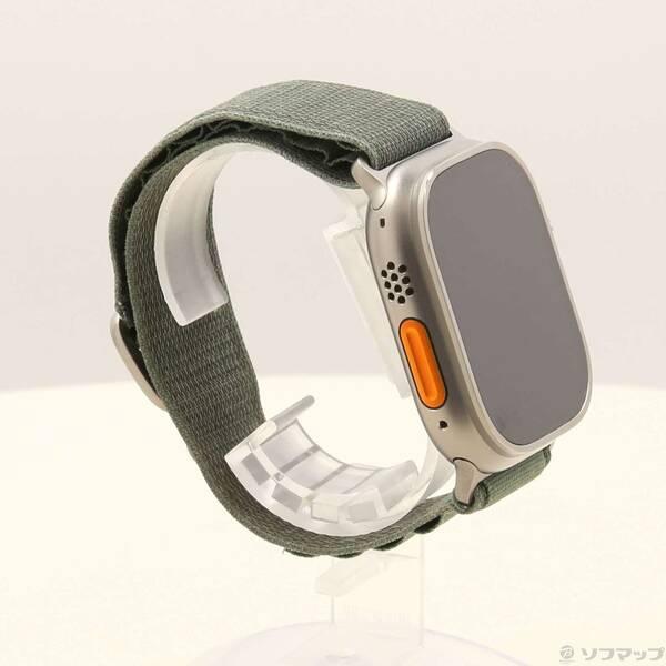 〔中古〕Apple(アップル) Apple Watch Ultra GPS + Cellular 49mm チタニウムケース グリーンアルパインループ〔377-ud〕 |  | 03