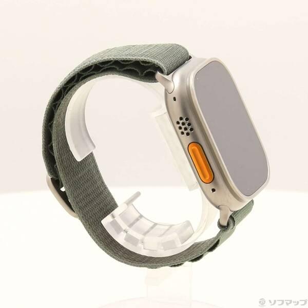 〔中古〕Apple(アップル) Apple Watch Ultra GPS + Cellular 49mm チタニウムケース グリーンアルパインループ〔349-ud〕 |  | 03