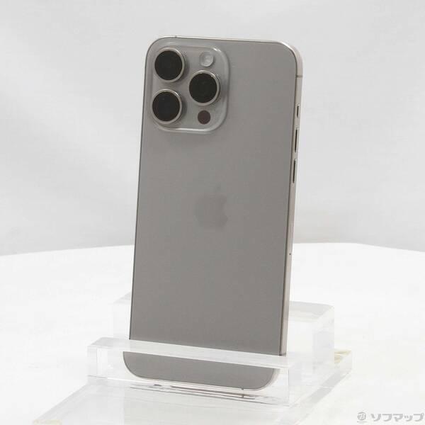 〔中古〕Apple(アップル) iPhone15 Pro Max 256GB ナチュラルチタニウム MU6R3J／A SIMフリー〔258-ud〕 | 