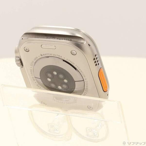 〔中古〕Apple(アップル) Apple Watch Ultra GPS + Cellular 49mm チタニウムケース グリーンアルパインループ〔344-ud〕 |  | 02