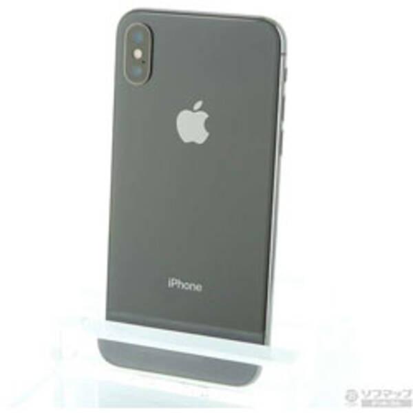 〔中古〕Apple(アップル) iPhoneX 256GB スペースグレイ NQC12J／A SoftBank〔258-ud〕 | 