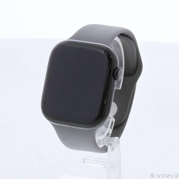 〔中古〕Apple(アップル) Apple Watch Series 10 GPS 46mm ジェットブラックアルミニウムケース ストーングレイスポーツバンド〔348-ud〕 | 