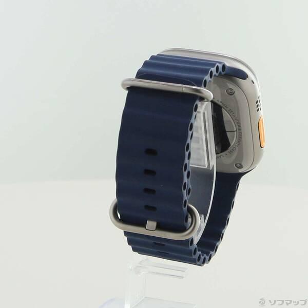 〔中古〕Apple(アップル) Apple Watch Ultra 2 GPS + Cellular 49mm チタニウムケース ブルーオーシャンバンド〔371-ud〕 |  | 02