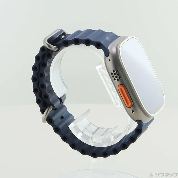 〔中古〕Apple(アップル) Apple Watch Ultra 2 GPS + Cellular 49mm チタニウムケース ブルーオーシャンバンド〔371-ud〕 |  | 03