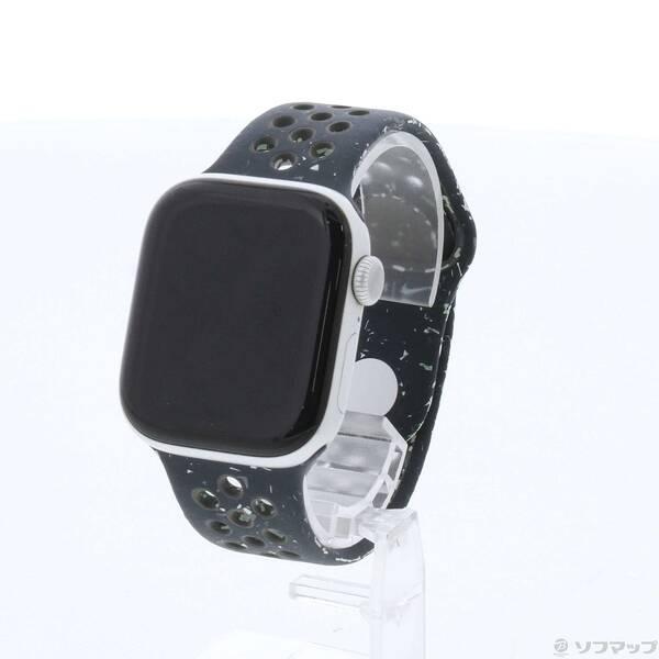 〔中古〕Apple(アップル) Apple Watch Series 10 GPS 42mm シルバーアルミニウムケース ミッドナイトスカイNikeスポーツバンド〔368-ud〕 | 