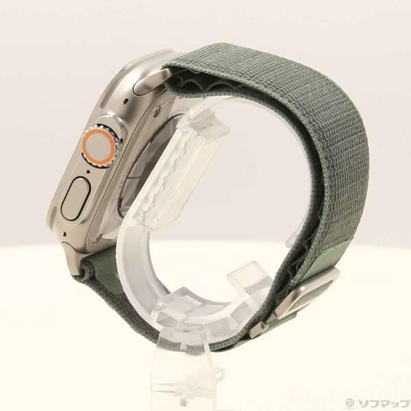 〔中古〕Apple(アップル) Apple Watch Ultra GPS + Cellular 49mm チタニウムケース グリーンアルパインループ〔377-ud〕 |  | 01