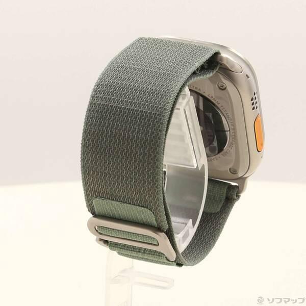〔中古〕Apple(アップル) Apple Watch Ultra GPS + Cellular 49mm チタニウムケース グリーンアルパインループ〔377-ud〕 |  | 02