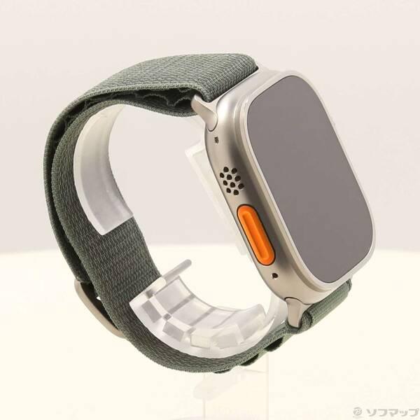 〔中古〕Apple(アップル) Apple Watch Ultra GPS + Cellular 49mm チタニウムケース グリーンアルパインループ〔377-ud〕 |  | 03