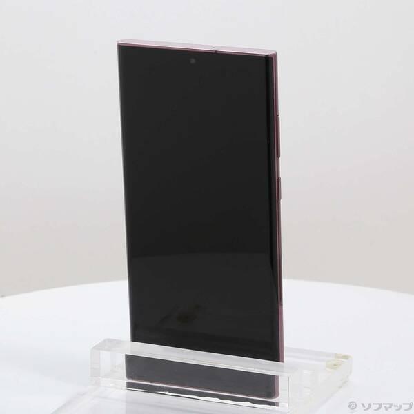 中古〕SAMSUNG(サムスン) Galaxy S22 Ultra 256GB バーガンディ SC-52C