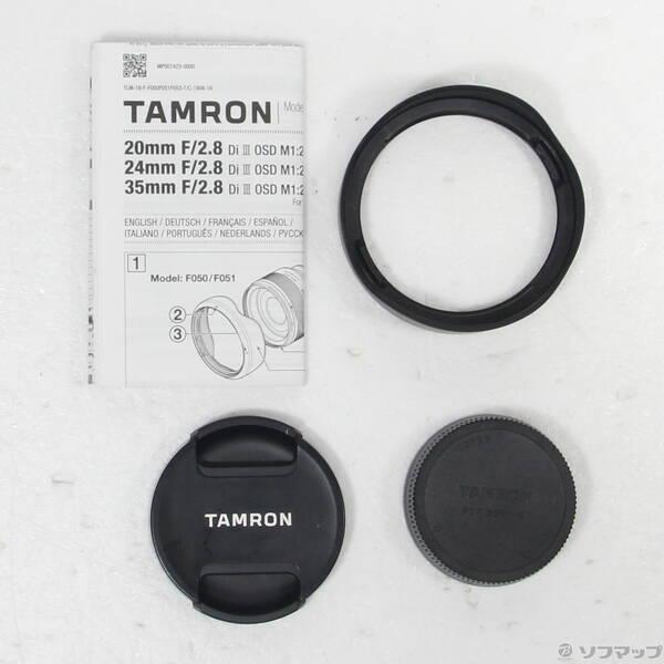 〔中古〕TAMRON(タムロン) 20mm F／2.8 Di III OSD M1:2 (Model F050)〔276-ud〕 |  | 04