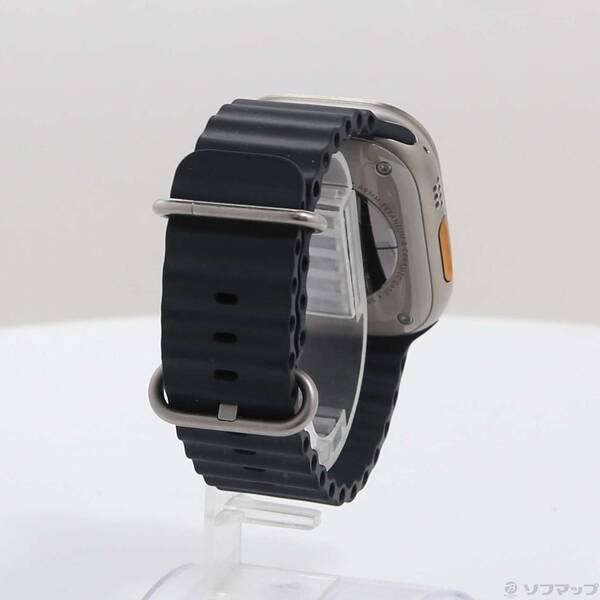 〔中古〕Apple(アップル) Apple Watch Ultra GPS + Cellular 49mm チタニウムケース ミッドナイトオーシャンバンド〔196-ud〕 |  | 02