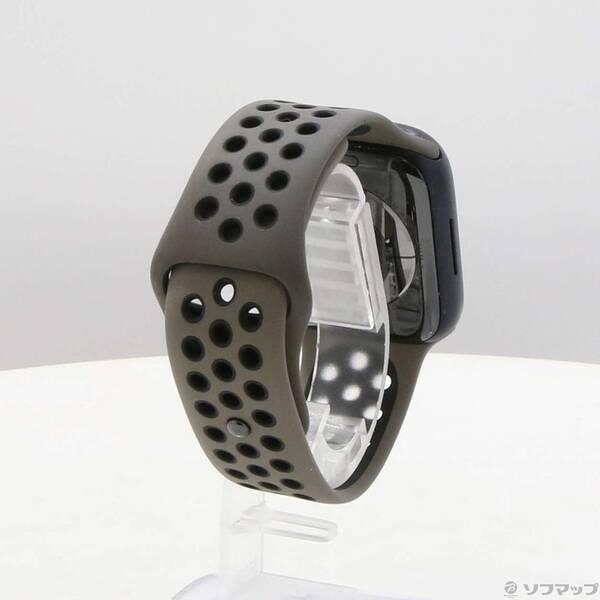 〔中古〕Apple(アップル) Apple Watch Series 8 GPS 45mm ミッドナイトアルミニウムケース オリーブグレー／ブラックNikeスポーツバンド〔348-ud〕 |  | 02
