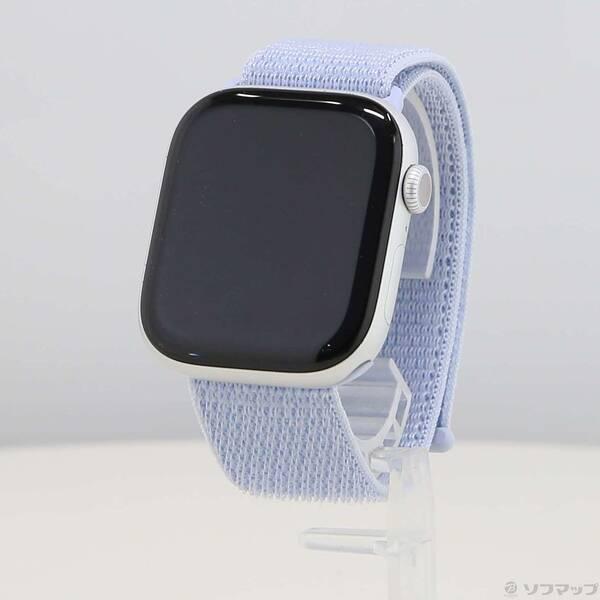 〔中古〕Apple(アップル) Apple Watch Series 10 GPS 46mm シルバーアルミニウムケース ブルークラウドスポーツループ〔297-ud〕 | 