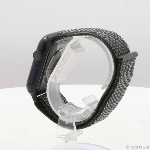 〔中古〕Apple(アップル) Apple Watch Series 8 GPS 45mm ミッドナイトアルミニウムケース ブラック／サミットホワイトNikeスポーツループ〔269-ud〕 |  | 01
