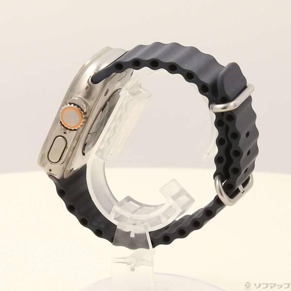 〔中古〕Apple(アップル) Apple Watch Ultra GPS + Cellular 49mm チタニウムケース ミッドナイトオーシャンバンド〔349-ud〕 |  | 01