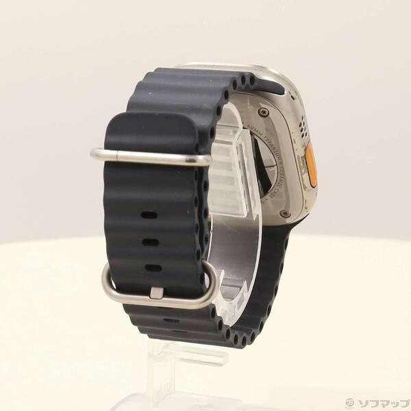 〔中古〕Apple(アップル) Apple Watch Ultra GPS + Cellular 49mm チタニウムケース ミッドナイトオーシャンバンド〔349-ud〕 |  | 02