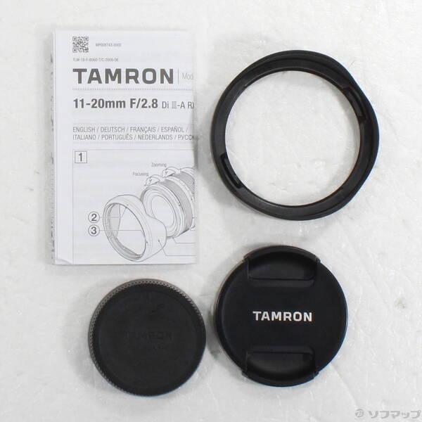 〔中古〕TAMRON(タムロン) 11-20mm F／2.8 Di III-A RXD Model B060〔349-ud〕 |  | 04