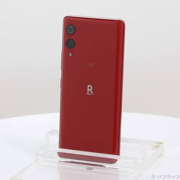 〔中古〕楽天 Rakuten Hand 5G 128GB クリムゾンレッド P780 楽天 SIMフリー〔269-ud〕 | 