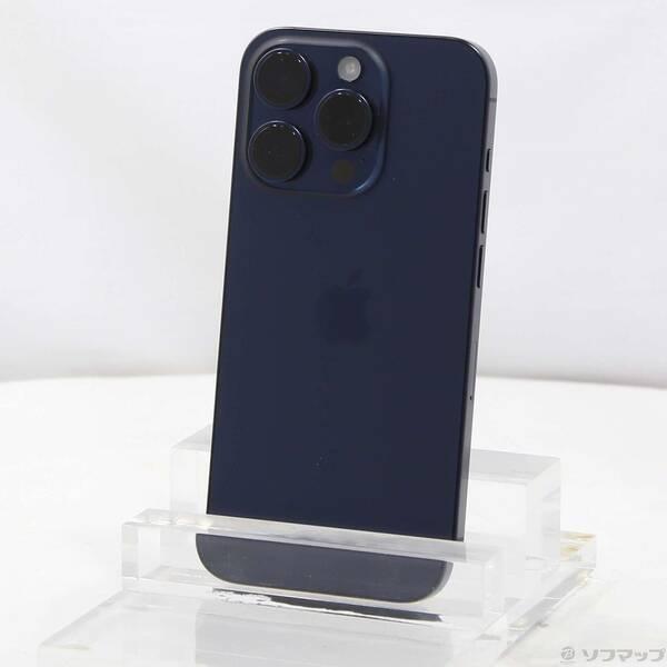 〔中古〕Apple(アップル) iPhone15 Pro 128GB ブルーチタニウム MTUA3J／A SIMフリー〔305-ud〕 | 