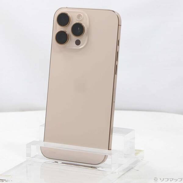 〔中古〕Apple(アップル) iPhone16 Pro Max 512GB デザートチタニウム MYWN3J／A SIMフリー〔377-ud〕 | 