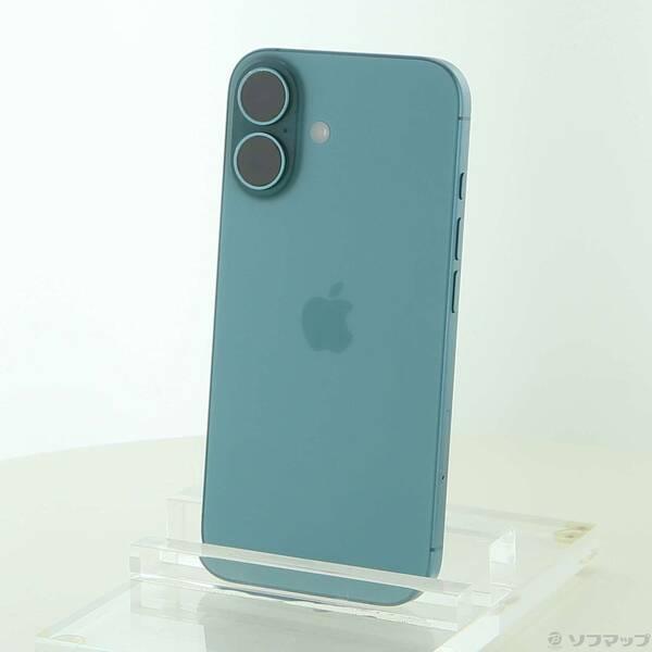 〔中古〕Apple(アップル) iPhone16 256GB ティール MYE13J／A SIMフリー〔344-ud〕 | 