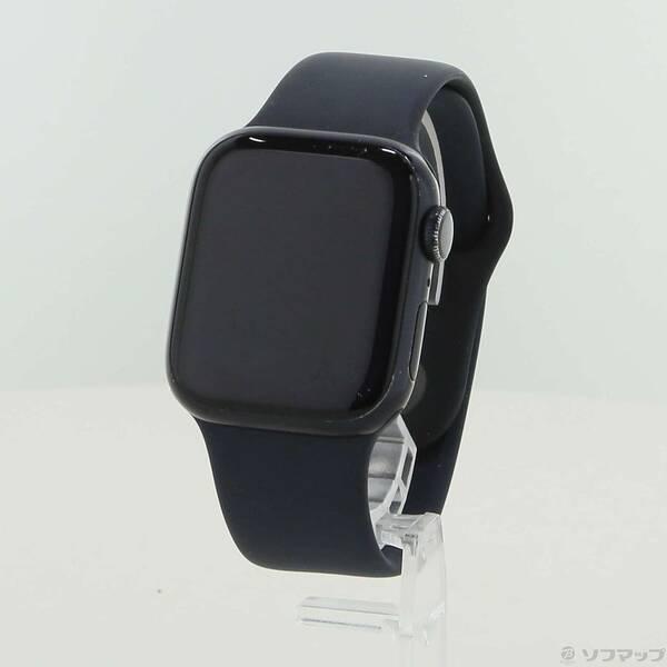〔中古〕Apple(アップル) Apple Watch Series 8 GPS 41mm ミッドナイトアルミニウムケース ミッドナイトスポーツバンド〔377-ud〕 | 