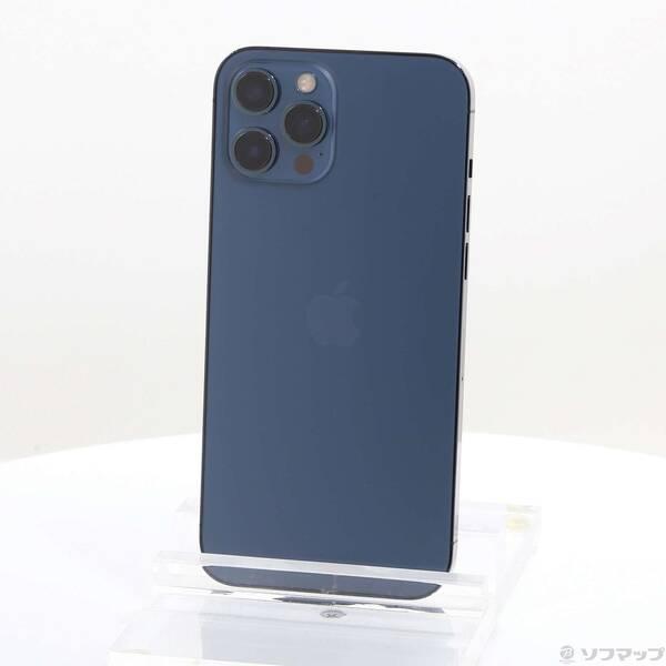 〔中古〕Apple(アップル) iPhone12 Pro Max 256GB パシフィックブルー NGD23J／A SIMフリー〔297-ud〕 | 