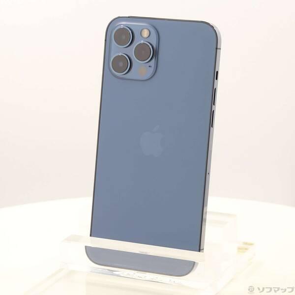 〔中古〕Apple(アップル) iPhone12 Pro Max 256GB パシフィックブルー NGD23J／A SIMフリー〔269-ud〕 | 