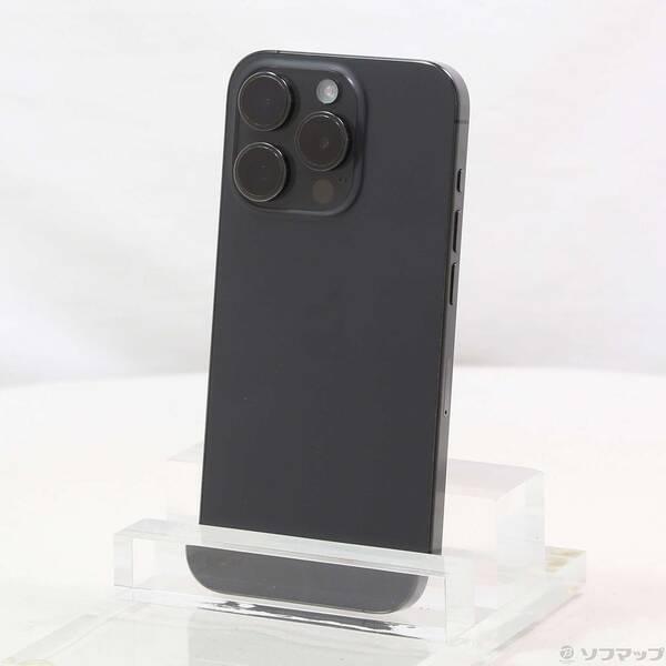 〔中古〕Apple(アップル) iPhone15 Pro 128GB ブラックチタニウム MTU73J／A SIMフリー〔258-ud〕 | 