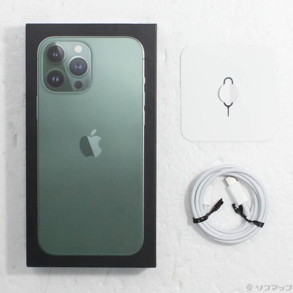 〔中古〕Apple(アップル) iPhone13 Pro Max 512GB アルパイングリーン MNCW3J／A SIMフリー〔198-ud〕 |  | 04