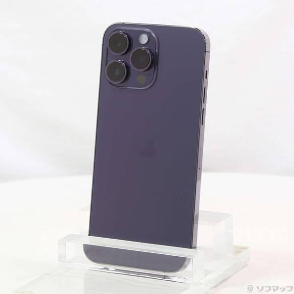 〔中古〕Apple(アップル) iPhone14 Pro Max 256GB ディープパープル MQ9E3J／A SIMフリー〔371-ud〕 | 