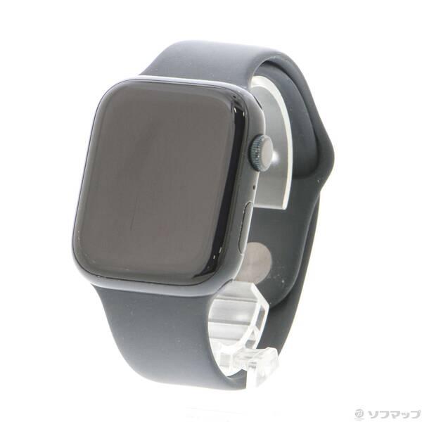 〔中古〕Apple(アップル) Apple Watch Series 8 GPS 45mm ミッドナイトアルミニウムケース ミッドナイトスポーツバンド〔251-ud〕 | 