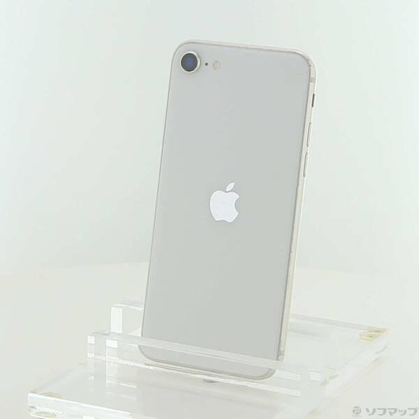 〔中古〕Apple(アップル) iPhone SE 第3世代 128GB スターライト MMYG3J／A SIMフリー 〔ネットワーク利用制限▲〕〔247-ud〕 | 