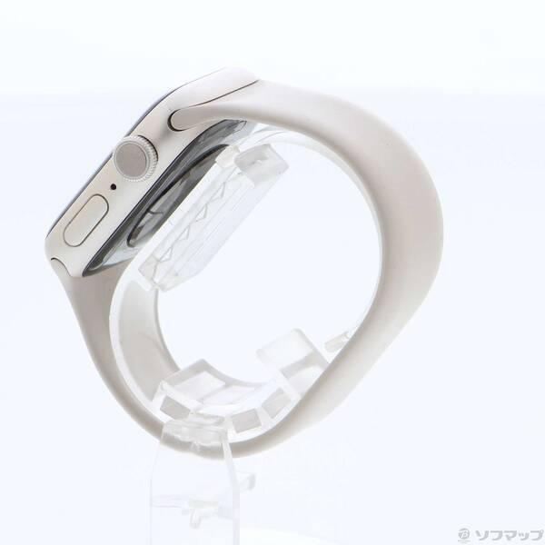 〔中古〕Apple(アップル) Apple Watch Series 8 GPS 41mm スターライトアルミニウムケース スターライトソロループ〔196-ud〕 |  | 01