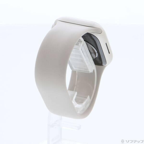 〔中古〕Apple(アップル) Apple Watch Series 8 GPS 41mm スターライトアルミニウムケース スターライトソロループ〔196-ud〕 |  | 02