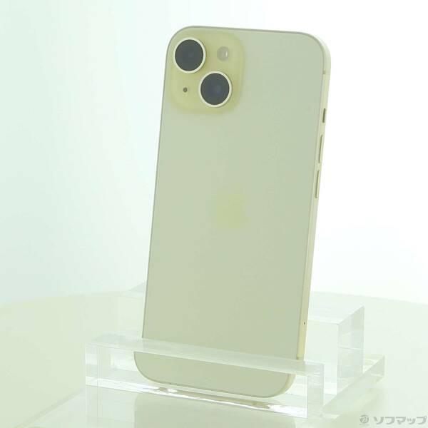 〔中古〕Apple(アップル) iPhone15 128GB イエロー MTMK3J／A SIMフリー〔198-ud〕 | 