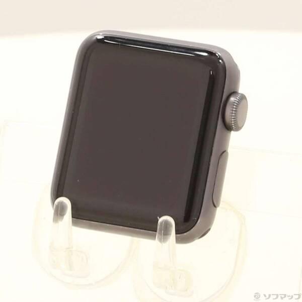 〔中古〕Apple(アップル) Apple Watch Series 3 GPS 38mm スペースグレイアルミニウムケース バンド無し〔198-ud〕 | 