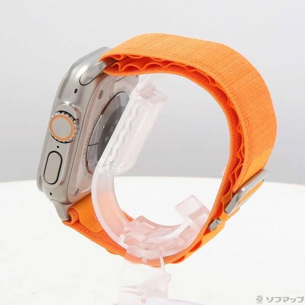 〔中古〕Apple(アップル) Apple Watch Ultra GPS + Cellular 49mm チタニウムケース オレンジアルパインループ〔344-ud〕 |  | 01