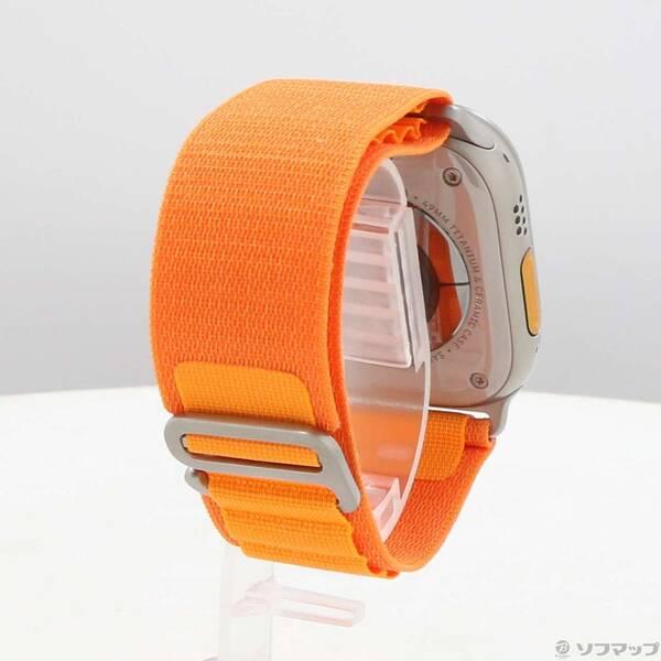 〔中古〕Apple(アップル) Apple Watch Ultra GPS + Cellular 49mm チタニウムケース オレンジアルパインループ〔344-ud〕 |  | 02