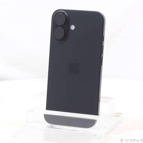 〔中古〕Apple(アップル) iPhone16 128GB ブラック MYDQ3J／A SIMフリー〔295-ud〕 | 