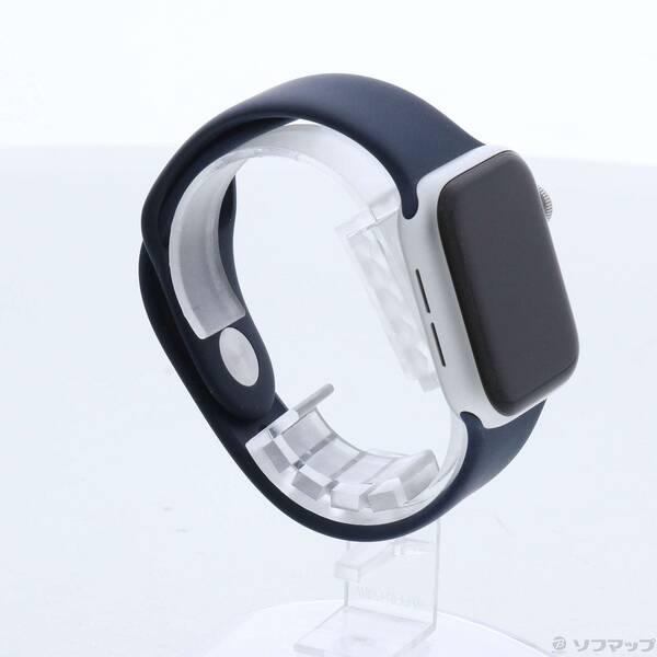 〔中古〕Apple(アップル) Apple Watch Series 6 GPS 40mm シルバーアルミニウムケース ディープネイビースポーツバンド〔352-ud〕 |  | 03
