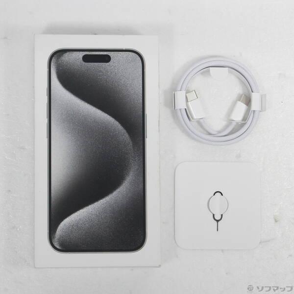 〔中古〕Apple(アップル) iPhone15 Pro 512GB ホワイトチタニウム MTUJ3J／A SIMフリー〔305-ud〕 |  | 04