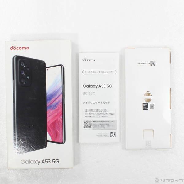 〔中古〕SAMSUNG(サムスン) Galaxy A53 5G 128GB オーサムブラック SC-53C docomo SIMフリー〔258-ud〕 |  | 04