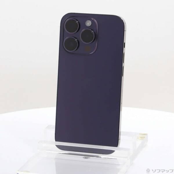 〔中古〕Apple(アップル) iPhone14 Pro 512GB ディープパープル MQ283J／A SIMフリー〔371-ud〕 | 