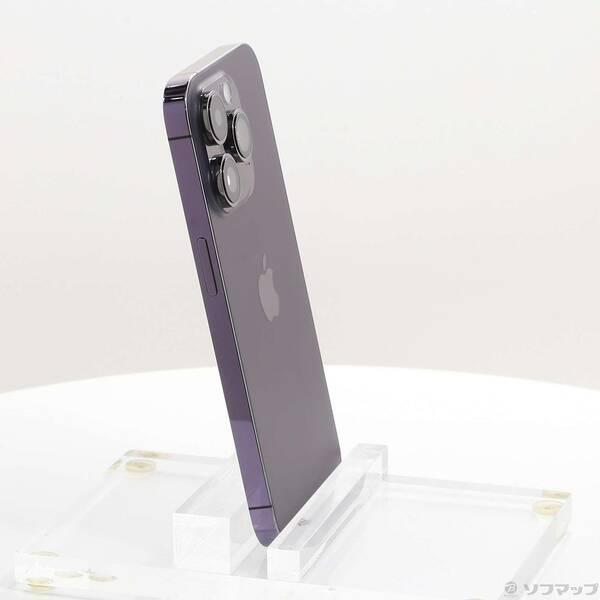 〔中古〕Apple(アップル) iPhone14 Pro 512GB ディープパープル MQ283J／A SIMフリー〔371-ud〕 |  | 03