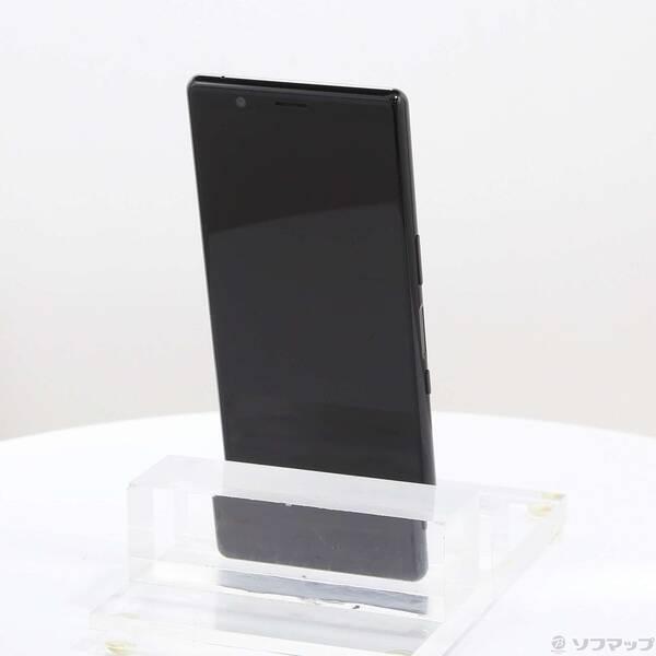 〔中古〕SONY(ソニー) Xperia 5 64GB ブラック SO-01M docomoロック解除SIMフリー〔349-ud〕 |  | 02