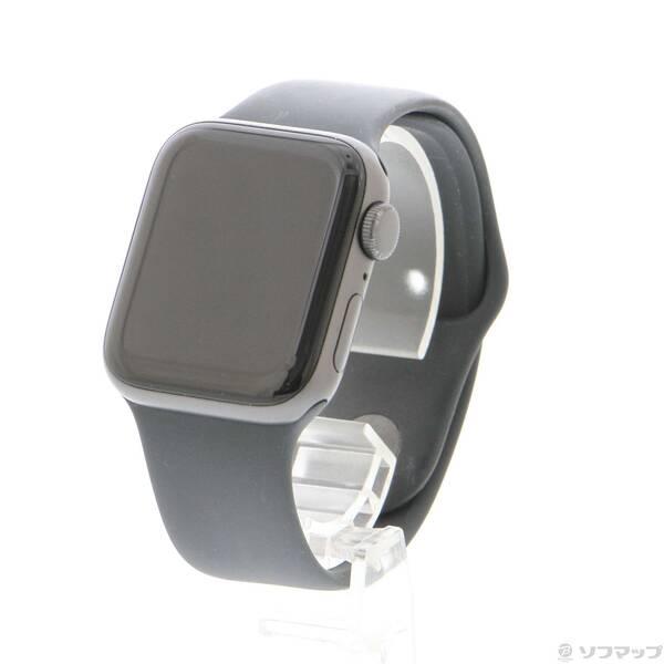 〔中古〕Apple(アップル) Apple Watch SE 第1世代 GPS 40mm スペースグレイアルミニウムケース ブラックスポーツバンド〔196-ud〕 | 