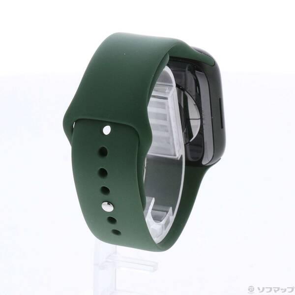 〔中古〕Apple(アップル) Apple Watch Series 7 GPS 45mm グリーンアルミニウムケース クローバースポーツバンド〔348-ud〕 |  | 02